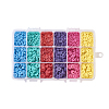 6 Colors Handmade Polymer Clay Beads CLAY-JP0001-04-3