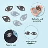 AHADERMAKER 16Pcs 2 Colors Eye Hotfix Rhinestone DIY-GA0006-44-3