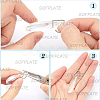 300Pcs 2 Colors Iron Triangle Linking Ring IFIN-SP0001-70-7