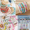 1200Pcs 4 Colors 6/0 Glass Seed Beads SEED-SC0001-55-4
