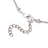 Natural Cultured Freshwater Pearl Copper Wire Wrapped Bird Egg Nest Pendant Necklaces NJEW-TA00190-5