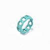 Spray Painted Alloy Cuff Rings X-RJEW-T011-29F-RS-3
