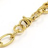 Fashionable 304 Stainless Steel Figaro Cable Chain Bracelets STAS-A028-B094-3