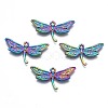 Rack Plating Rainbow Color Alloy Pendants PALLOY-N163-188-1