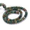Natural Indian Agate Bead Strands G-R408-5x8-16-2