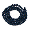 Opaque Solid Color Glass Beads Strands EGLA-A034-P1mm-D16-2