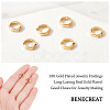 BENECREAT 40Pcs Brass Bead Frames KK-BC0007-11-3