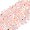 Natural Rose Quartz Beads Strands G-RM250109-A17-5