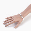 Synthetic Howlite Beads Stretch Bracelets BJEW-JB03926-05-3