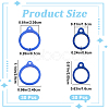60Pcs 2 Style Silicone Pendant SIL-GF0001-43F-2