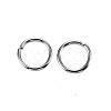 Tarnish Resistant 304 Stainless Steel Open Jump Rings STAS-D448-098P-8mm-1