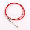 Waxed Cotton Cord Necklace Making MAK-S032-1.5mm-105-1