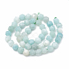 Natural Amazonite Beads Strands X-G-S332-6mm-009-3