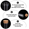 20Pcs Empty Glass Test Tubes AJEW-BC0006-87-4