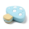 Mushroom Food Grade Eco-Friendly Silicone Focal Beads SIL-Z005-01B-2