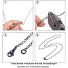 Brass Twisted Chains CHC-Q001-02B-9