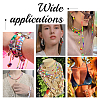 10 Strands Flat Round Handmade Polymer Clay Beads CLAY-PH0001-44A-6