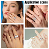 DIY Blank Half Round Dome Finger Ring Making Kit DIY-SC0021-13-5
