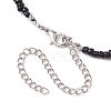 Bowknot 304 Stainless Steel Necklaces NJEW-JN04670-8