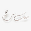 Brass Cubic Zirconia Earring Hooks KK-S336-43P-1
