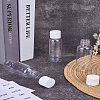 4Pcs 50ml Transparent PET Plastic Flip Top Cap Bottles MRMJ-LP0001-31-1