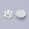 10.5MM Sunflower Acrylic Pearl Flatback Cabochons for Bracelet Making X-MACR-F016-22-2