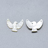 Natural White Shell Mother of Pearl Shell Charms SSHEL-S264-012-2