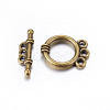 Tibetan Style Alloy Toggle Clasps MLF10795Y-NF-1