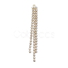 3 Rows Brass Crystal Rhinestone Cup Chain Big Pendants LS-KK-A167-04KCG-1