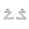 Non-Tarnish 201 Stainless Steel Charms X-STAS-T044-217P-Z-2