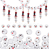 108Pcs 9 Styles Schima Wood Beads WOOD-AR0001-51-1