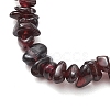 Natural Garnet Anklets AJEW-AN00592-11-3