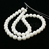 Natural Mashan Jade Round Beads Strands G-D263-14mm-XS01-2