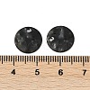 304 Stainless Steel Textured Disc Charms STAS-Q336-11C-B-3