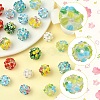 8Pcs 8 Colors Handmade Bumpy Lampwork Beads LAMP-YW0004-17-2