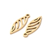 201 Stainless Steel Pendants STAS-I199-A07-G-3