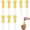 8Pcs Clay Pottery Sponge Stand AJEW-BC0009-64A-1