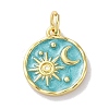 Rack Plated Brass Enamel Pendants X-KK-Z039-02A-1