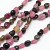 Nuggets Natural Multicolor Tourmaline Beads Strands G-N0164-06-1