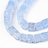 Crackle Glass Beads GLAA-S192-005E-3