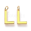 Brass Enamel Pendants KK-R139-02L-1