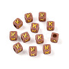 Plating Acrylic Beads OACR-N140-01B-K-1