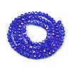 Electroplate Glass Beads Strands EGLA-A044-T3mm-B31-2