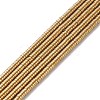Electroplate Non-magnetic Synthetic Hematite Beads Strands G-J164A-3mm-07-1