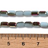 Electroplate Glass Beads Strands EGLA-D031-01-10-4