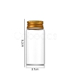 Clear Glass Bottles Bead Containers CON-WH0085-76E-02-1