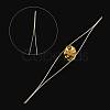 Iron Collapsible Big Eye Beading Needles TOOL-R095-03-2