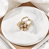 Alloy Cuff Rings for Women RJEW-B108-06KCG-01-3