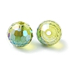 AB Color Plated Glass Beads EGLA-P059-02B-AB26-2