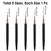 5Pcs Plastic Nail Art Line Brush AJEW-WH20816-069B-2